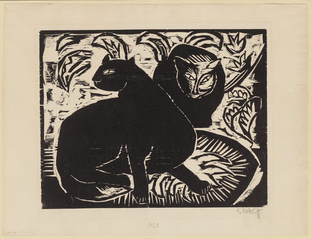 Katzen II, Karl Schmidt-Rottluff