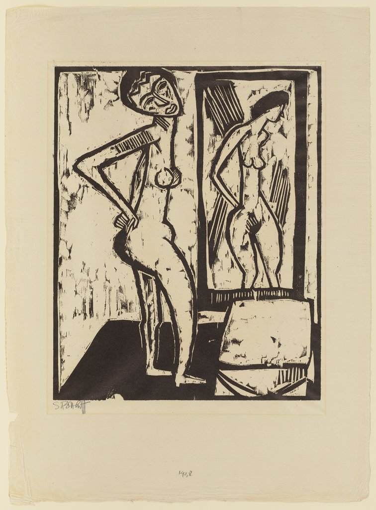 Mädchen vor dem Spiegel, Karl Schmidt-Rottluff