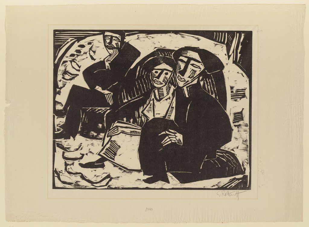 Menschen am Strand, Karl Schmidt-Rottluff