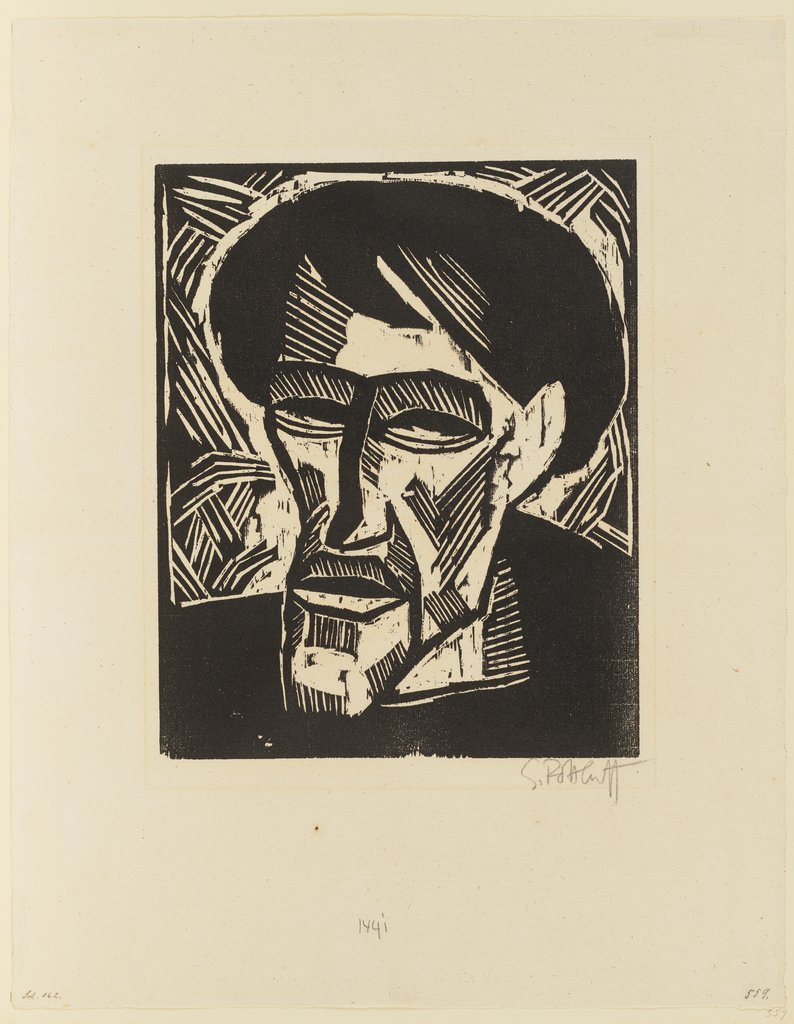 Bildnis O. M. (Otto Mueller), Karl Schmidt-Rottluff