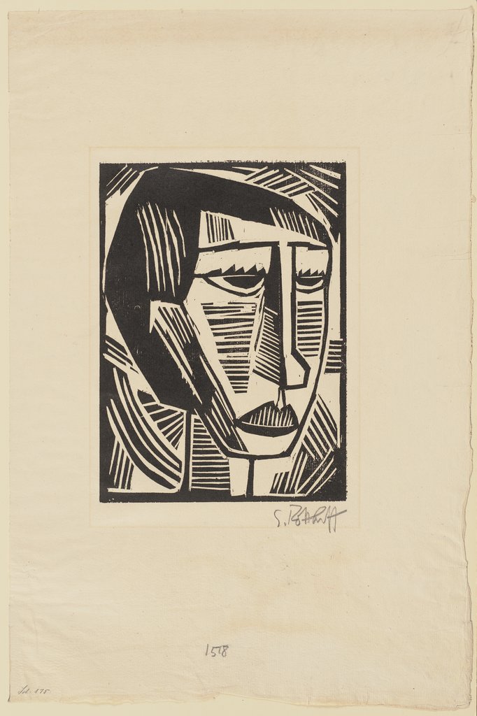 Kopf, I. Fassung, Karl Schmidt-Rottluff