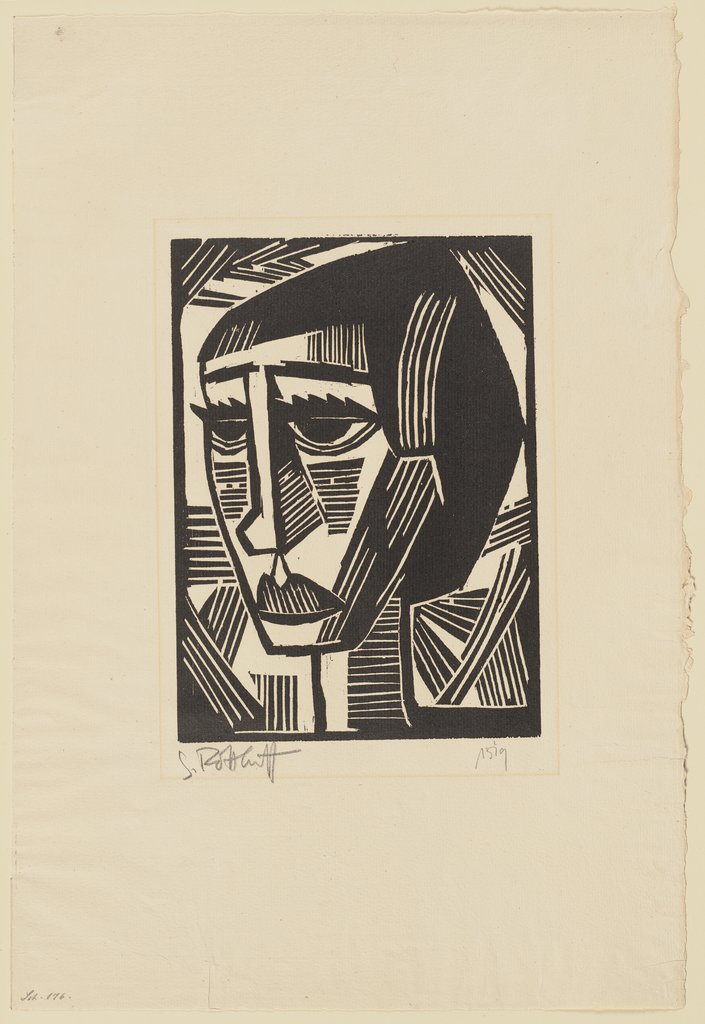 Kopf, II. Fassung, Karl Schmidt-Rottluff