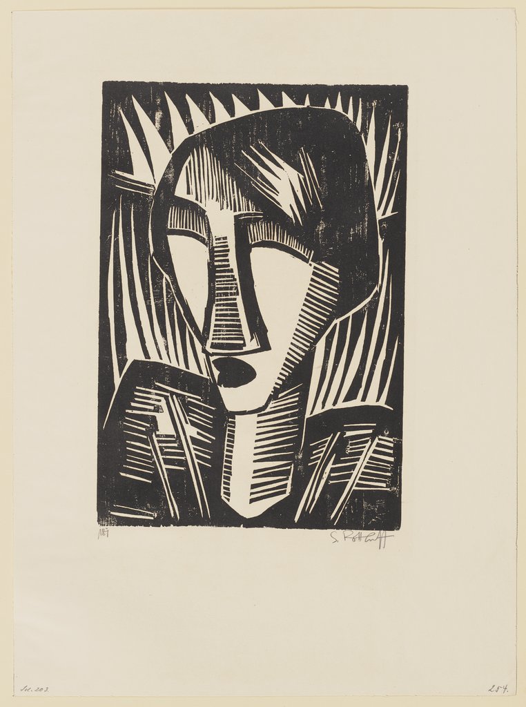 Mädchenkopf, Karl Schmidt-Rottluff