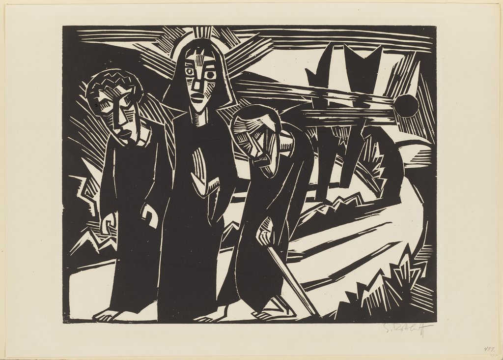 Gang nach Emmaus, Karl Schmidt-Rottluff