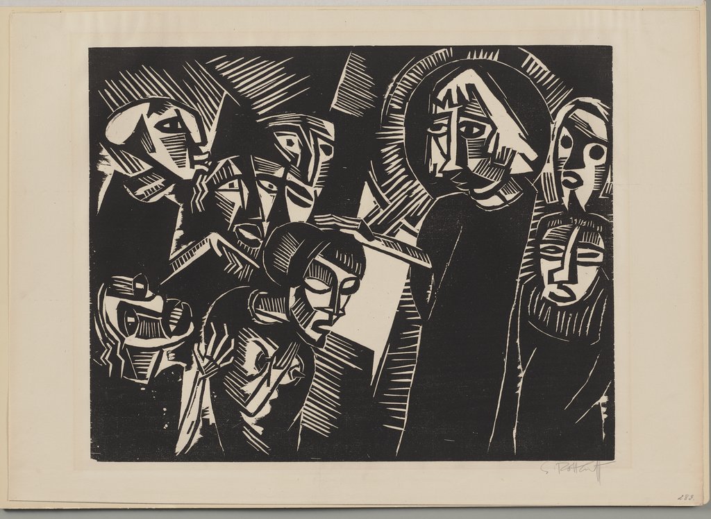 Kristus und die Ehebrecherin, Karl Schmidt-Rottluff