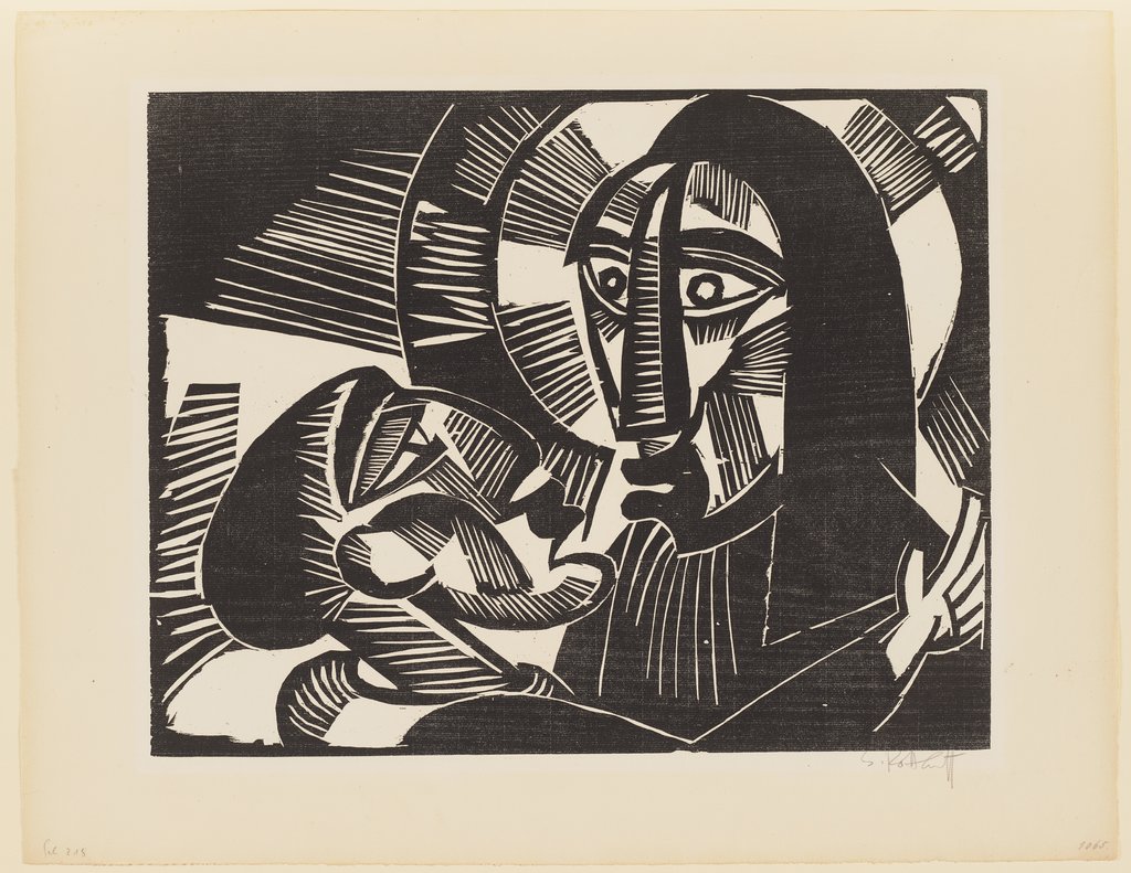 Kristus und Judas, Karl Schmidt-Rottluff