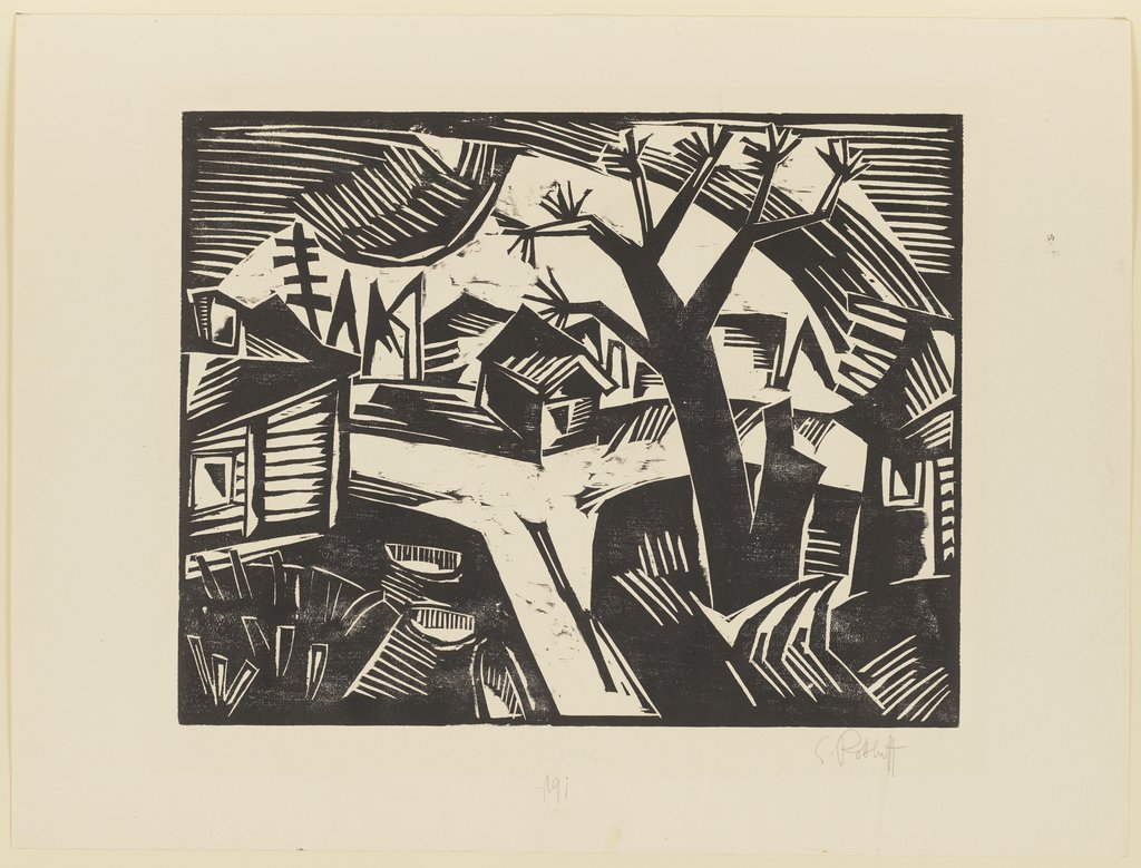 Russische Landschaft, Karl Schmidt-Rottluff