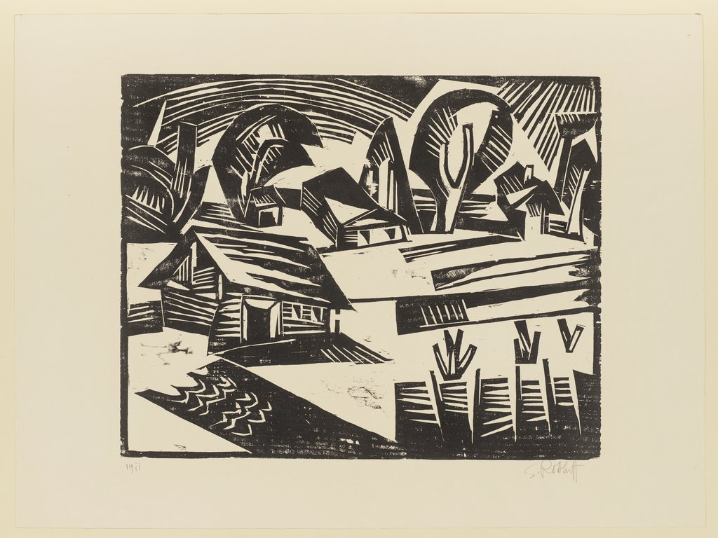 Litauische Landschaft, Karl Schmidt-Rottluff