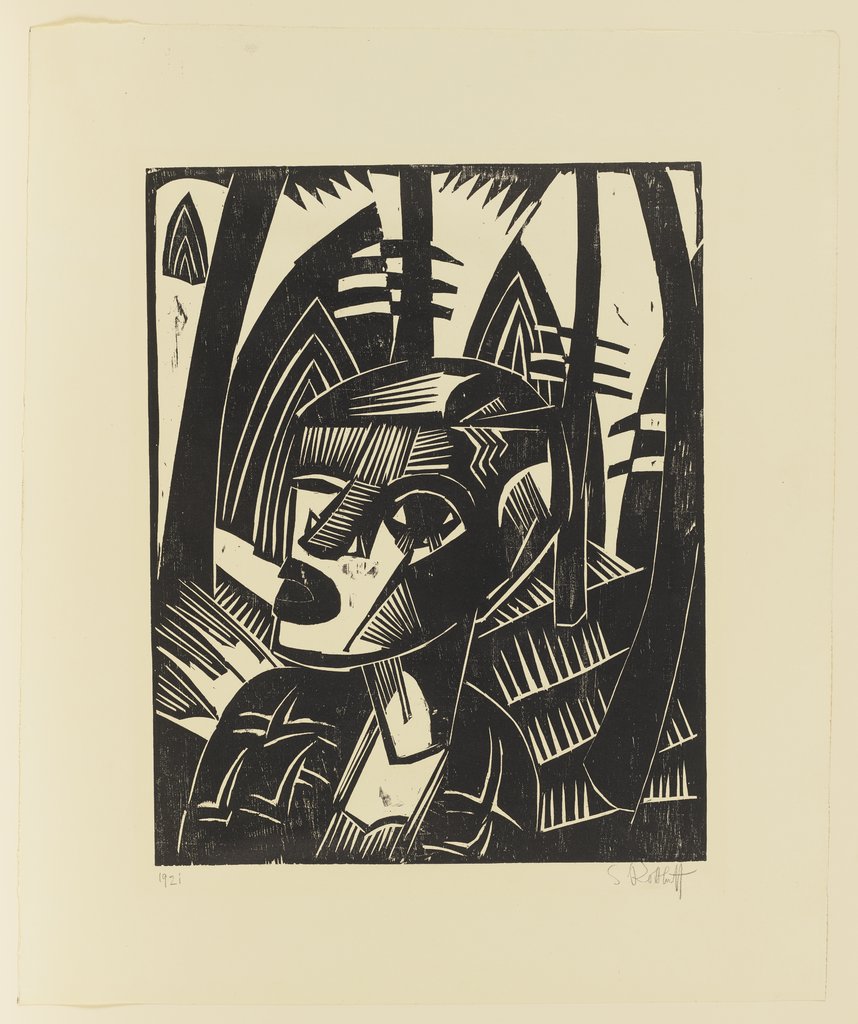 Frau im Wald, Karl Schmidt-Rottluff