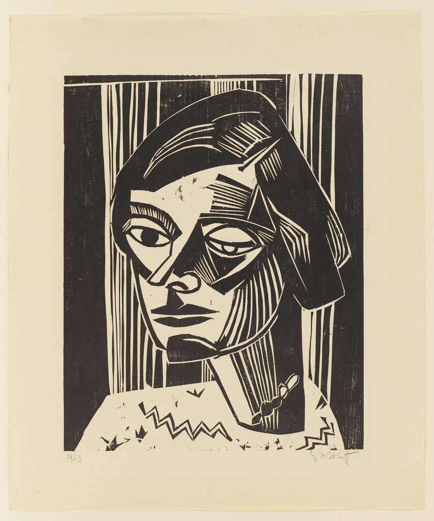 Portrait of Emy, Karl Schmidt-Rottluff