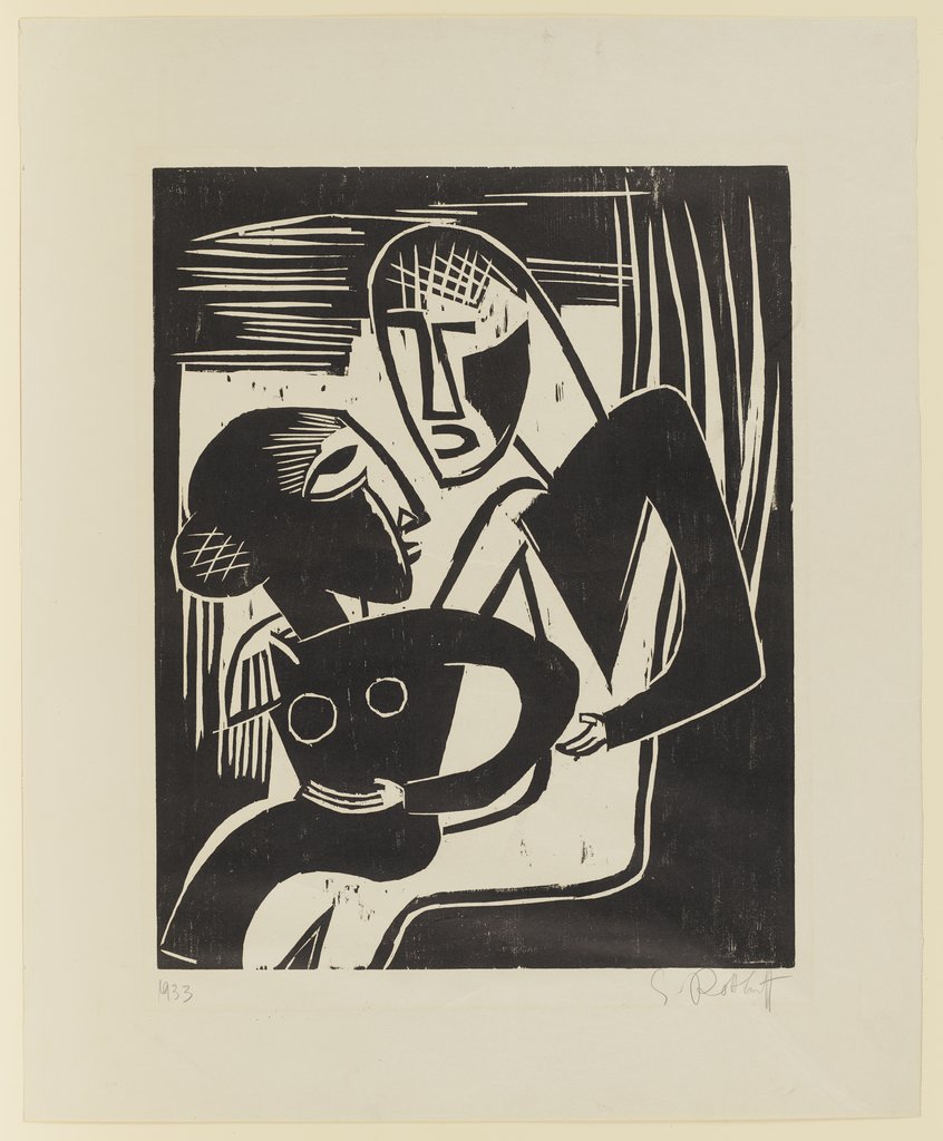 Mann und Mädchen, Karl Schmidt-Rottluff