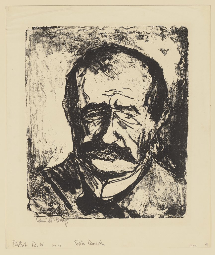 Porträt Dr. W., Karl Schmidt-Rottluff