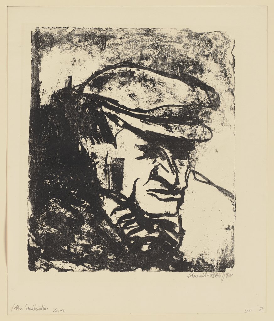 Alter Sandhändler, Karl Schmidt-Rottluff