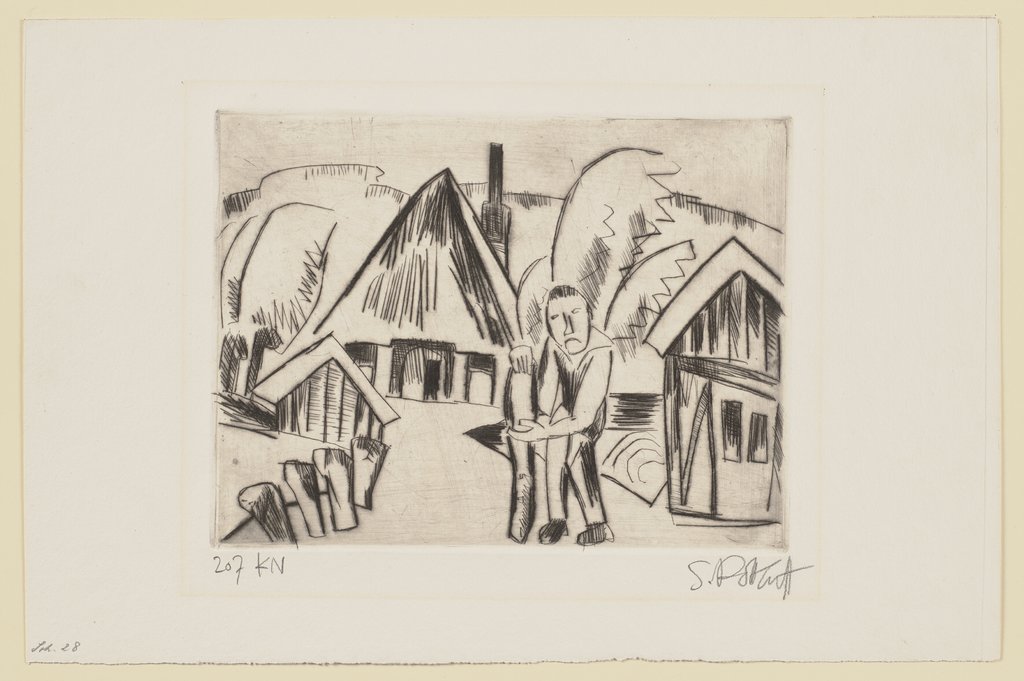 Bauerngehöft, Karl Schmidt-Rottluff