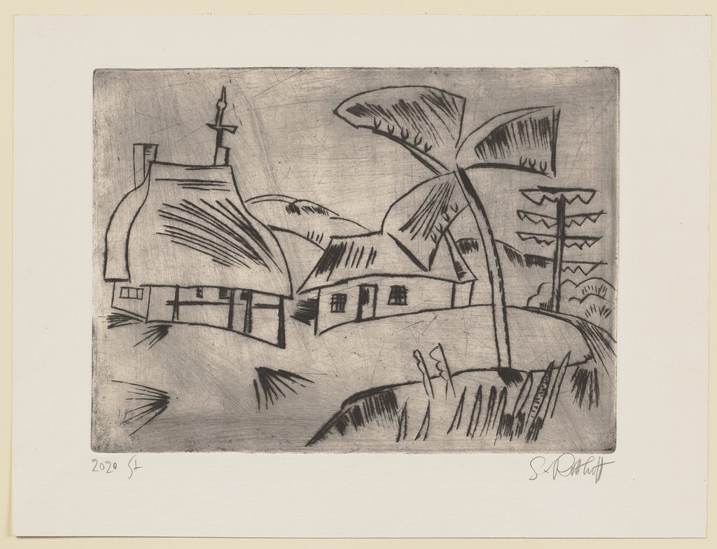 Landschaft aus Sehlendorf, Karl Schmidt-Rottluff