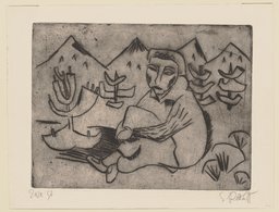 Mädchen und Wald, Karl Schmidt-Rottluff