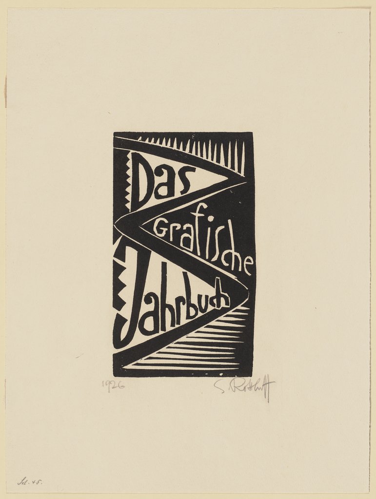 Das Grafische Jahrbuch (Titel), Karl Schmidt-Rottluff