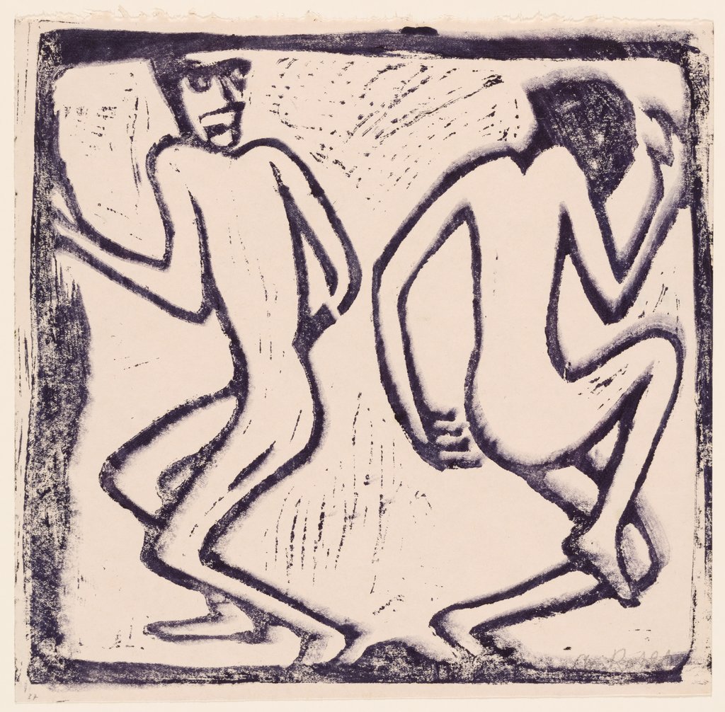 Two Dancing Figures, Christian Rohlfs